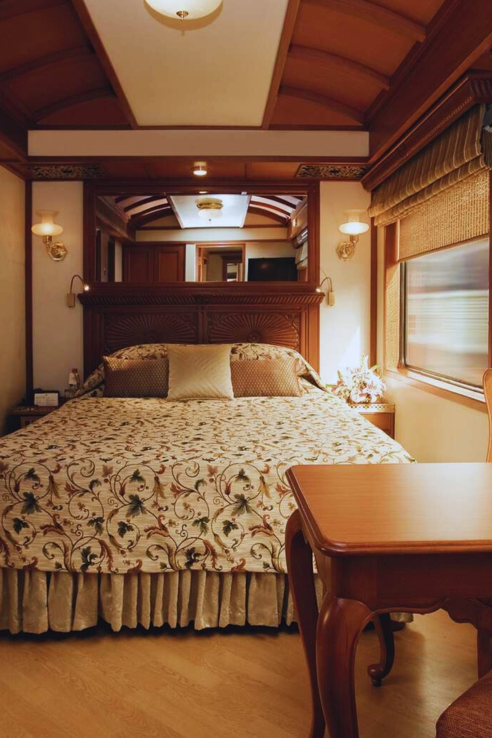 Luxury train interior